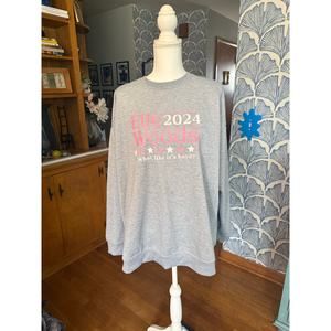 6/$25 Elle Woods “What Like It’s Hard” Sweatshirt Sz. 2X